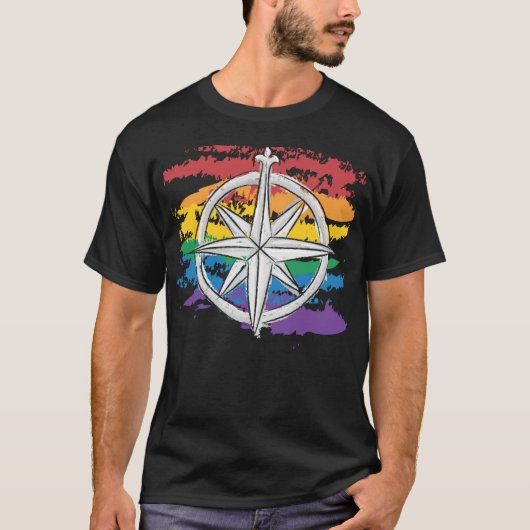 Queer Pride - Northshield T-shirt (Voorkant)