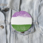 Queer Pride Paint Ronde Button 4,0 Cm (In situ)