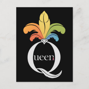 Queer Queen Briefkaart