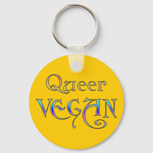 Queer Vegan Sleutelhanger