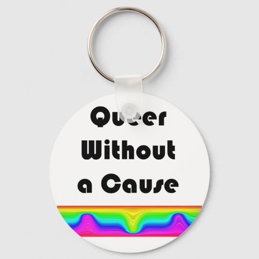 Queer zonder doel sleutelhanger (Voorkant)