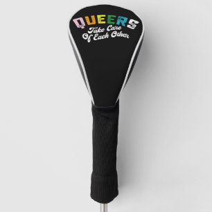 Queers zorgen voor elkaar LGBT Pride Homoseksueel  Golfheadcover