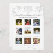 Quel Âge Avaient-Ils Baby shower Carte De Jeu (Devant / Derrière)