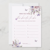 Quel Âge Avait La Carte De Jeu De Fête des mariées (Devant)