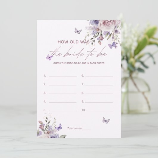 Quel Âge Avait La Carte De Jeu De Fête des mariées (Debout devant)