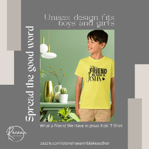 Quel ami nous avons en Jésus T-Shirt pour enfants