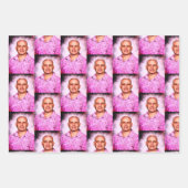 Quel cadeau ! Papier cadeau à plat, lot de 3 (Devant 3)