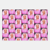 Quel cadeau ! Papier cadeau à plat, lot de 3 (Devant 2)