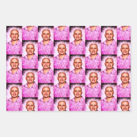 Quel cadeau ! Papier cadeau à plat, lot de 3 (Devant)