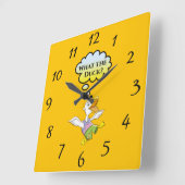 Quel canard ? Horloge murale (Angle)