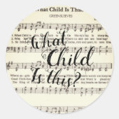 Quel enfant est ce Sticker rond classique (Devant)