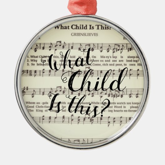 Quel enfant est cet ornement (Devant)