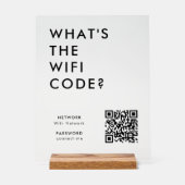 Quel est le code WiFi ? | Code QR réseau Wifi (Recto)