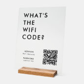Quel est le code WiFi ? | Code QR réseau Wifi (Angle)