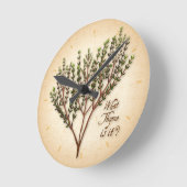 Quel est le thym ? Horloge (Angle)