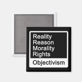 Quel est l'objectivisme ? aimant (Recto/Verso)