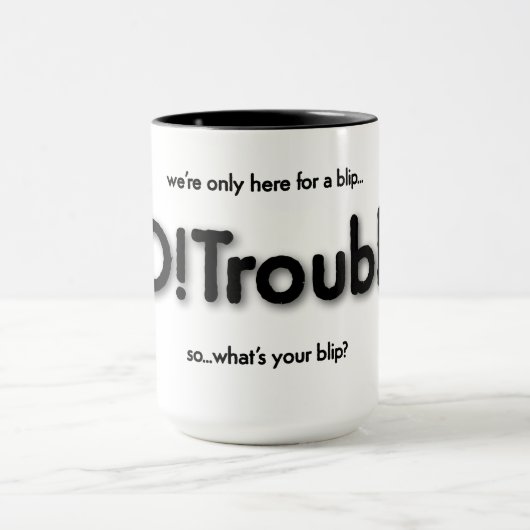 quel est ton blip ? mug (Centre)