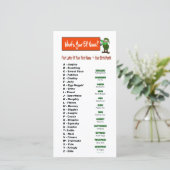 Quel est votre nom d'Elf ?  Carte de voeux de (Debout devant)