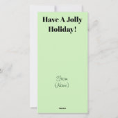 Quel est votre nom d'Elf ?  Carte de voeux de (Dos)