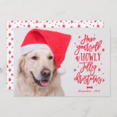 Quel joyeux Noël_ Carte photo de vacances (Devant / Derrière)