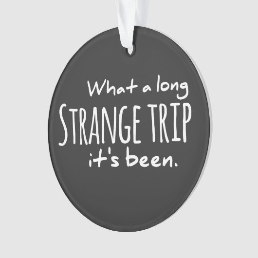 Quel long voyage étrange il a été reconnaissant mo (devant)