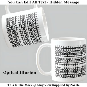 Quel message caché drôle 129BW Tasse de citation d