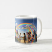 Quel monde merveilleux Mug Unity Rainbow (Devant droit)