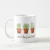 Quel mug à café Fucculent Potted Succulents (Gauche)