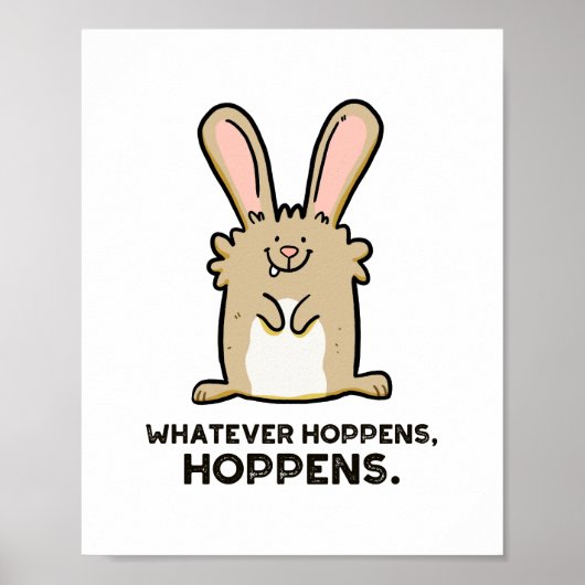 Quel Que Soit Hoppens, Hoppens Rabbit Poster (Devant)