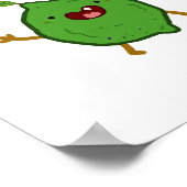 Quel Temps D'Être Une Poster De Pun De Fruits À La (Coin)