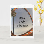 **QUEL TRAJET IL A ÉTÉ** CARTE D'ANNIVERSAIRE (Fleur jaune)