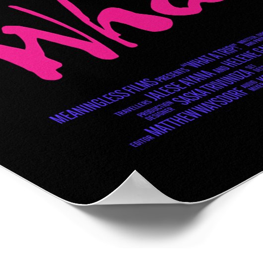 "Quel Voyage !" Affiche (Coin)