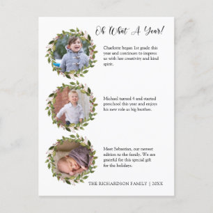 Quelle année de revue Photo Collage Carte postale 