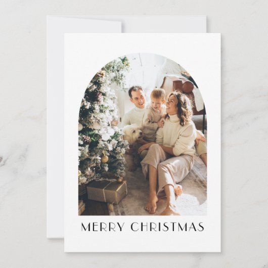 Quelle année moderne 12 photo Carte de Noël (Devant)