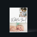 Quelle année Noël Photos Faire-part de naissance<br><div class="desc">What a Year Christmas Photos Faire-part de naissance : A Joyous Celebration Le "What a Year Christmas Photos Faire-part de naissance" est un moyen inoubliable de présenter votre nouveau-né précieux à votre famille et à vos amis pendant la période des fêtes. Cette carte combine la joie de l'arrivée de votre...</div>