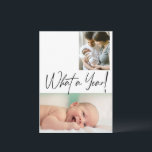 Quelle année Noël Photos Faire-part de naissance<br><div class="desc">What a Year Christmas Photos Faire-part de naissance : A Joyous Celebration Le "What a Year Christmas Photos Faire-part de naissance" est un moyen inoubliable de présenter votre nouveau-né précieux à votre famille et à vos amis pendant la période des fêtes. Cette carte combine la joie de l'arrivée de votre...</div>