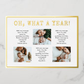 Quelle Carte De Vacances Un An Foil (Recto)