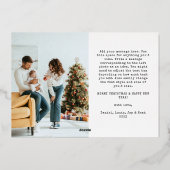 Quelle Carte De Vacances Un An Foil (Verso)