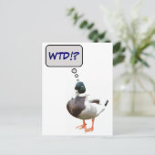 Quelle Carte Postale Duck WTD Funny (Debout devant)