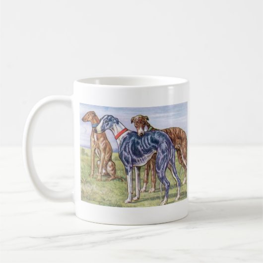 Quelle différence un lévrier fait à tasse (Gauche)