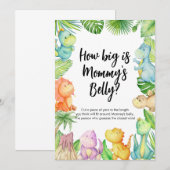 Quelle est la taille de la carte de Baby shower Di (Devant / Derrière)