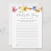 Quelle est l'histoire | Carte de jeu de Fête des m (Devant)