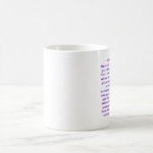 Quelle est une soeur ? Tasse avec la citation de (Centre)