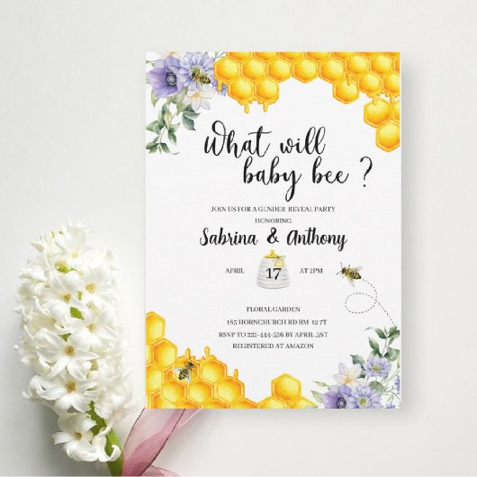 Quelle invitation pour bébé abeille