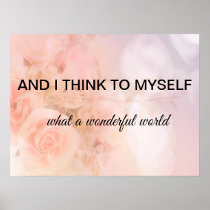 Quelle merveilleuse affiche du monde