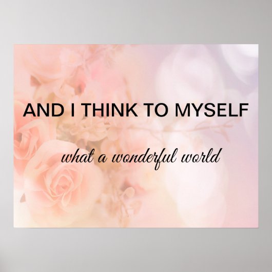 Quelle merveilleuse affiche du monde (Devant)