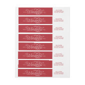 Quelle merveilleuse année de retour Étiquette d'ad (Feuille)