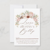 Quelle taille est la carte de jeu Baby shower vent (Devant)