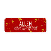 Quelles Étoiles d'or amusantes | ÉTIQUETTE DE ADRE (Devant)