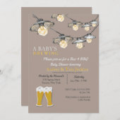 Quelque chose brasse Baby shower 2 Invitation (Devant / Derrière)